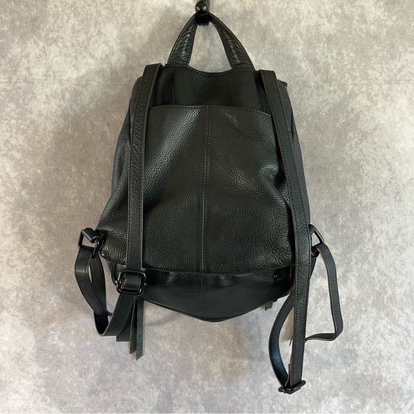 Aimee Kestenberg Backpack Black Pebbled Leather Designer Hobo Bag **See Desc** - Picture 8 of 16